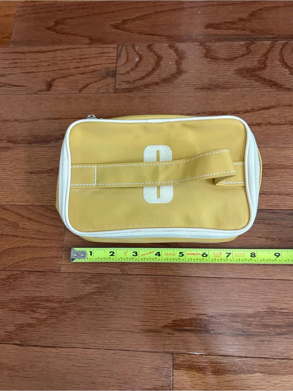 Clinique Yellow Cosmetic Makeup Travel Bag Toiletry Organizer Zip Case